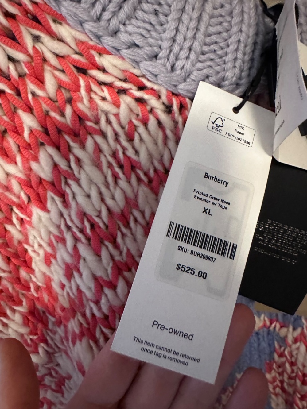 Burberry knit sweater - Picture 3 of 3